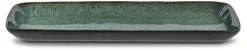 Bitz serveringsfad stentøj grøn 38x14 cm