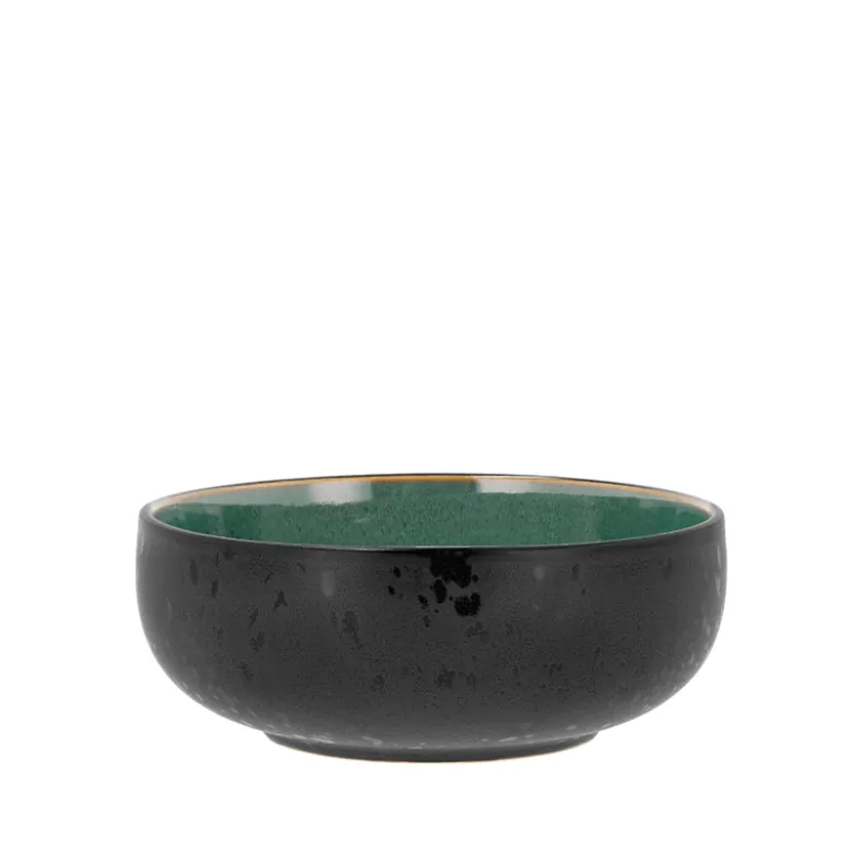 Bitz skål sort/grøn 18 cm