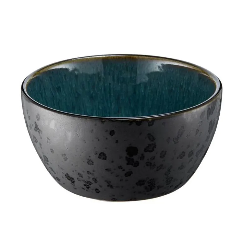 Bitz stentøjsskål sort/grøn 12 cm