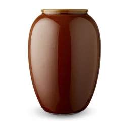 Bitz vase stentøj amber 25 cm