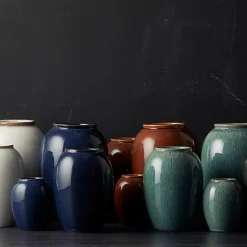 Bitz vase stentøj blå