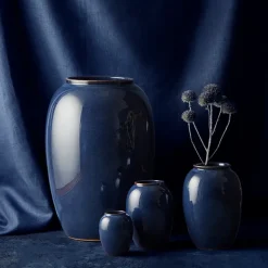Bitz vase stentøj blå