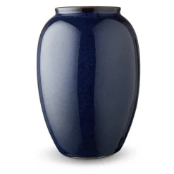 Bitz vase stentøj blå 25 cm