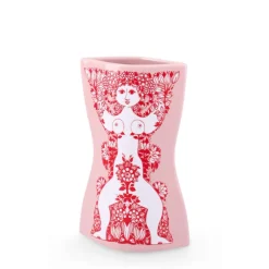 Bjørn Wiinblad Nina vase pink H 16,5 cm