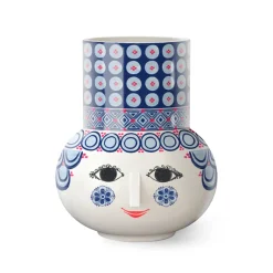 Bjørn Wiinblad Olga vase blå 20 cm