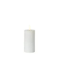 Bloklys hvid 17,5 cm