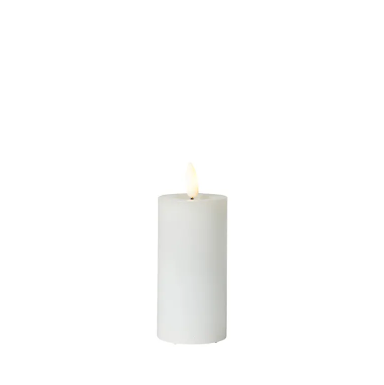 Bloklys hvid 17,5 cm