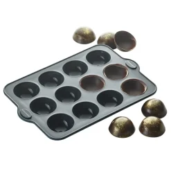Blomsterbergs chokoladeform silikone grå
