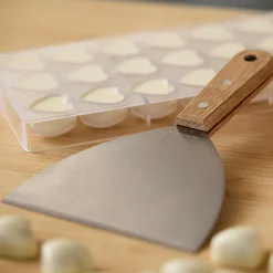 Blomsterbergs chokoladespatel eg & rustfrit stål