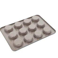 Blomsterbergs muffinform latte stål til 12 stk.