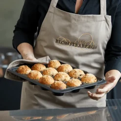 Blomsterbergs muffinform silikoneform grå