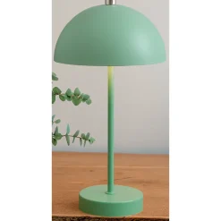 Bordlampe grøn opladeligt med touch H 35 cm