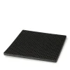 Bordskåner silikone sort 17x17 cm