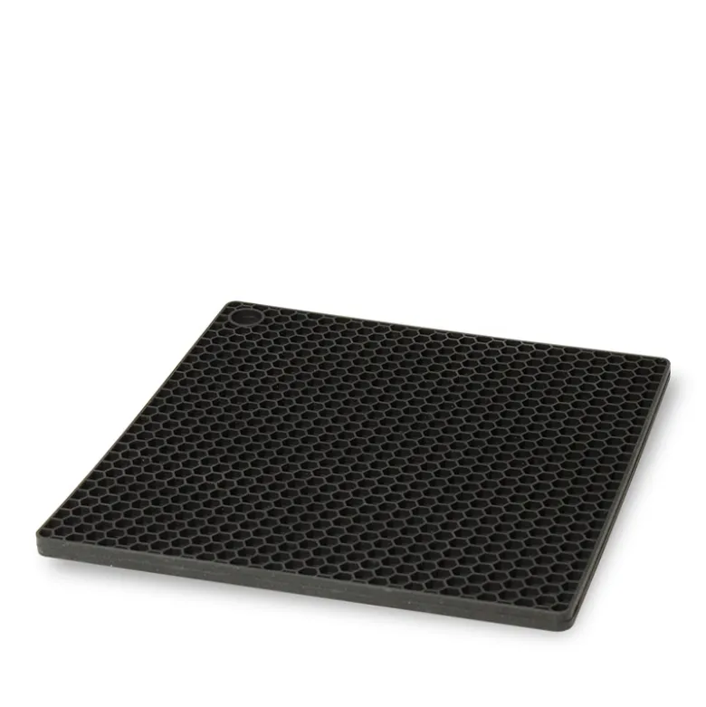 Bordskåner silikone sort 17x17 cm