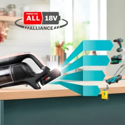 Bosch BBS1041RBA Unlimited genopladelig stangstøvsuger pudderose