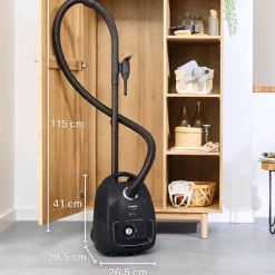 Bosch BGB38BA1 serie 4 støvsuger sort 79dB 600 watt