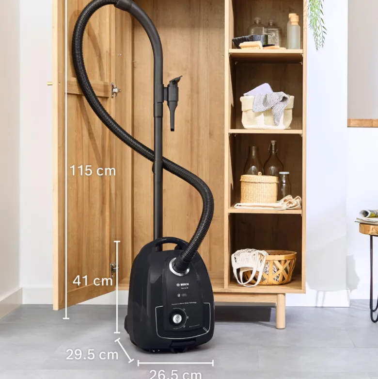 Bosch BGB38BA1 serie 4 støvsuger sort 79dB 600 watt