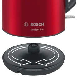 Bosch Designline TWK3P424 elkedel rød 1,7 liter