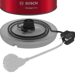 Bosch Designline TWK3P424 elkedel rød 1,7 liter