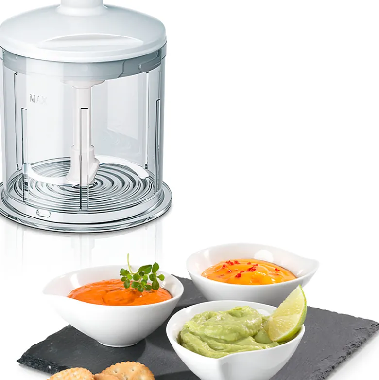 Bosch MFQ4080 Styline håndmixer hvid 500 watt + tilbehør