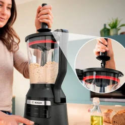 Bosch MMB6654B serie 6 Vitapower blender 1800 watt sort