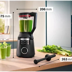 Bosch MMB6654B serie 6 Vitapower blender 1800 watt sort