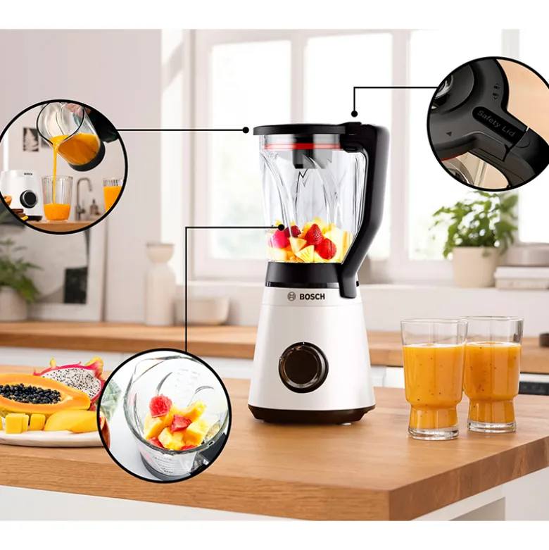 Bosch MMB4151W Serie 4 VitaPower blender hvid 1200 watt