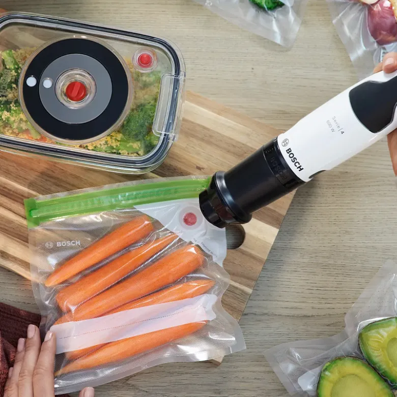 Bosch MSM4W210 Ergomaster stavblender hvid 600 watt