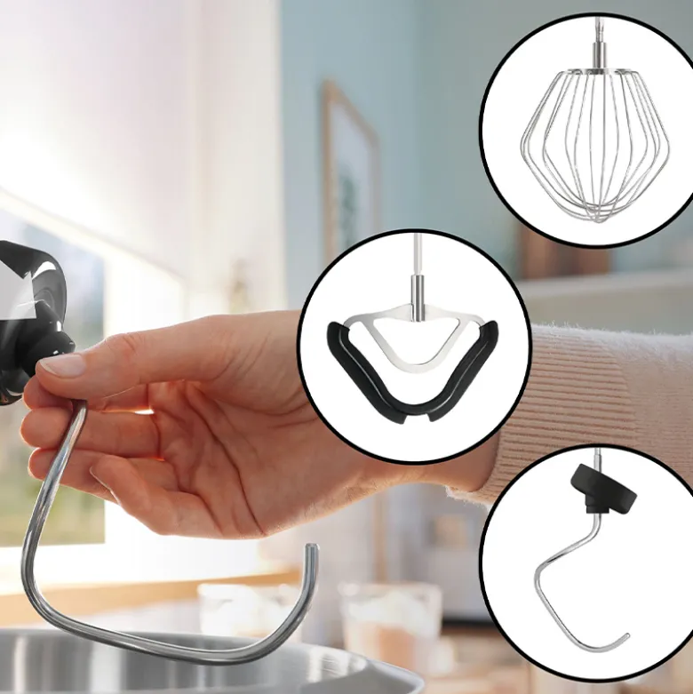 Bosch MUM58359 serie 4 køkkenmaskine sølv 1000 watt
