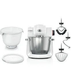 Bosch MUMS6EW18 Serie 6 køkkenmaskine hvid/stål 1600 watt