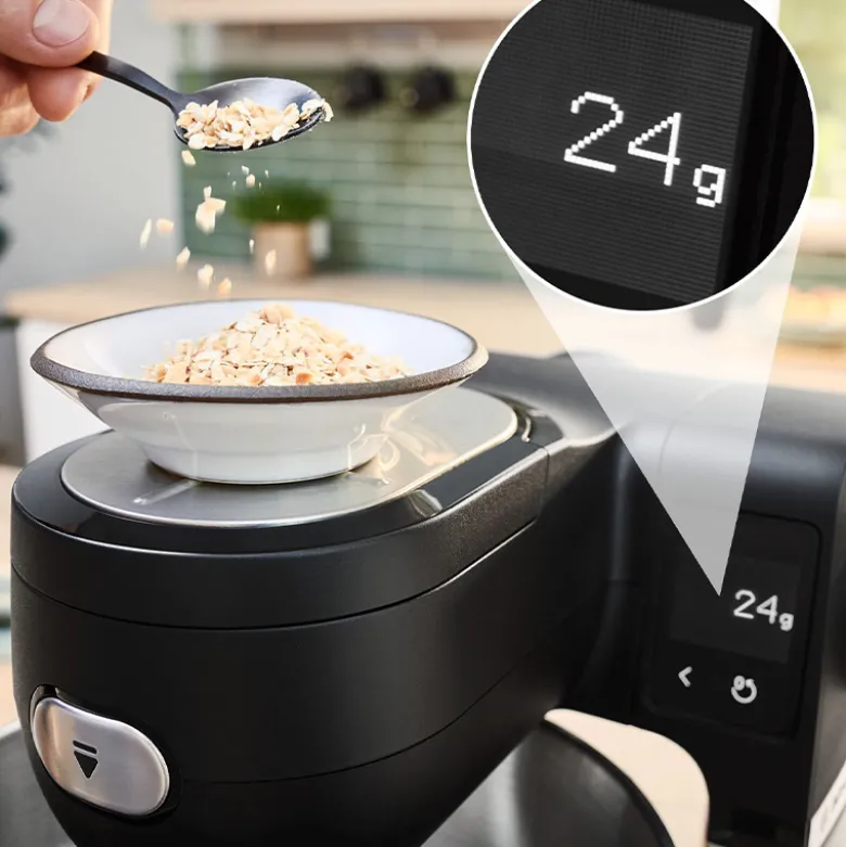 Bosch MUMS6ZS34 køkkenmaskine med vægt sort/stål 1600 watt
