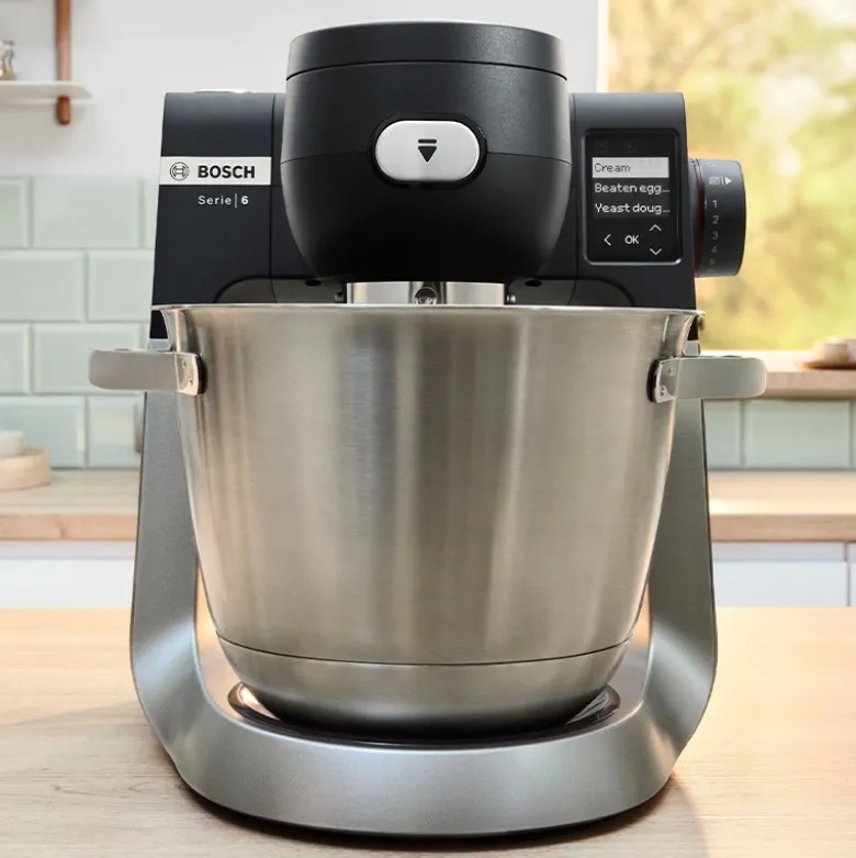 Bosch MUMS6ZS34 køkkenmaskine med vægt sort/stål 1600 watt