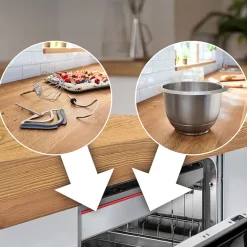 Bosch MUM5XC4E serie 4 køkkenmaskine med vægt sort/sølv 1000 watt