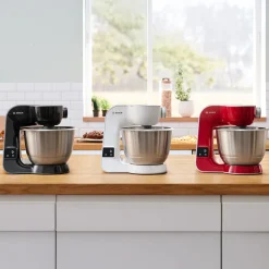 Bosch MUM5XC4E serie 4 køkkenmaskine med vægt sort/sølv 1000 watt