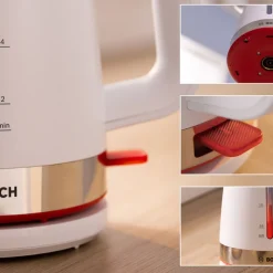 Bosch MyMoment TWK4M221 elkedel hvid & stål 1,7 liter