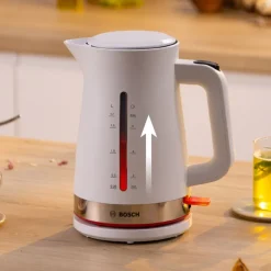 Bosch MyMoment TWK4M221 elkedel hvid & stål 1,7 liter