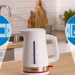 Bosch MyMoment TWK4M221 elkedel hvid & stål 1,7 liter