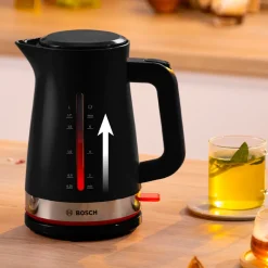 Bosch MyMoment TWK4M223 elkedel sort & stål 1,7 liter