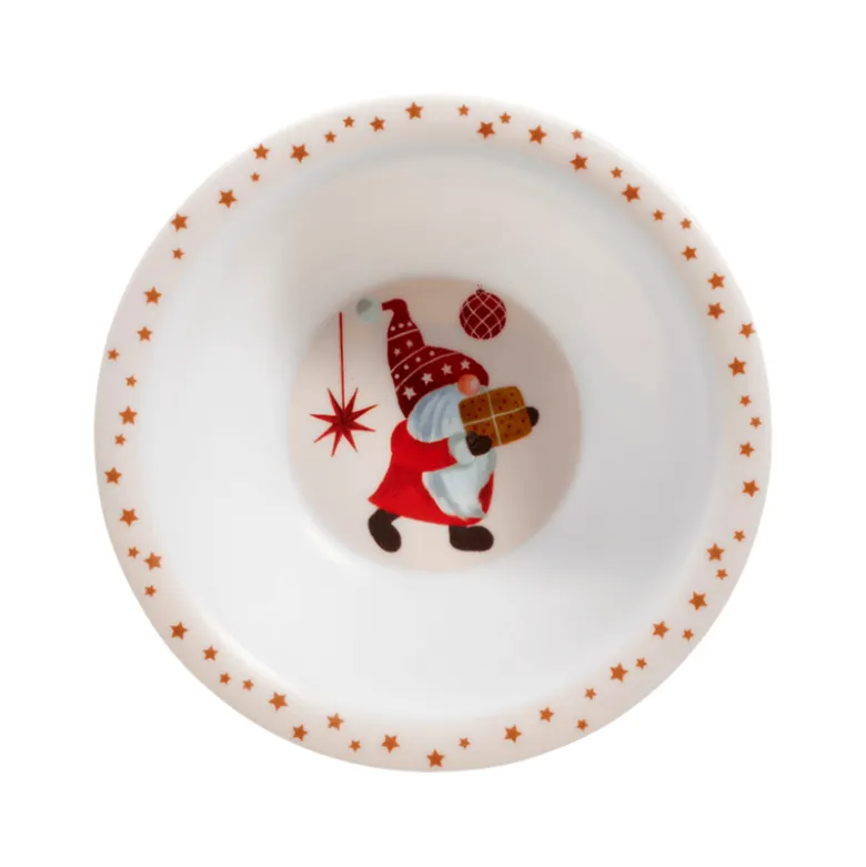 Børneservice med juledesign 5 dele assorteret