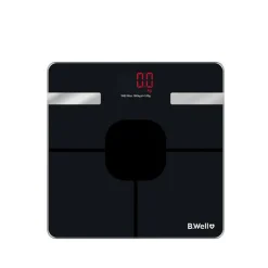 B.Well TH168 bluetooth badevægt med kropsanalyse max 180 kg