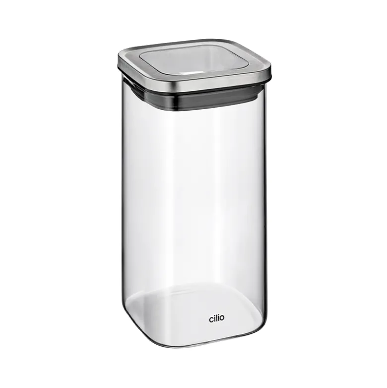 Cilio Cube opbevaringsglas 1,35 liter