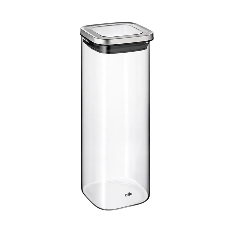 Cilio Cube opbevaringsglas 2 liter