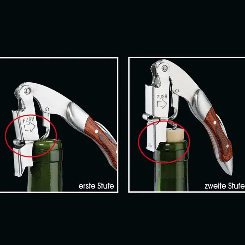 Cilio Legno tjenerkniv stål/træ 3 funktioner