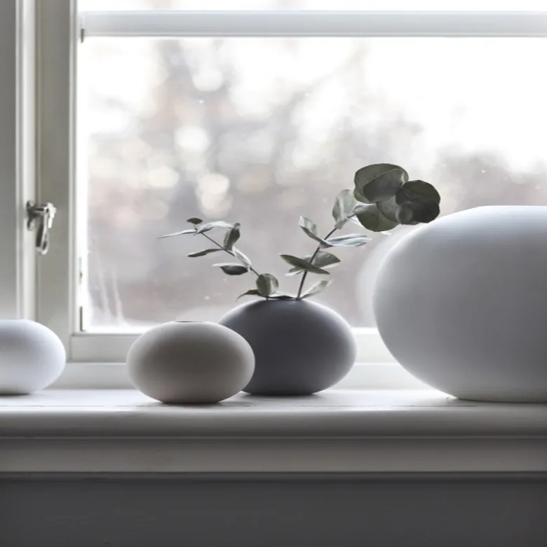 COOEE Ball vase hvid 20 cm