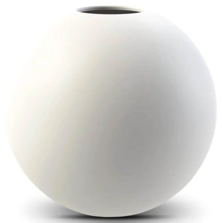 COOEE Ball vase hvid 20 cm