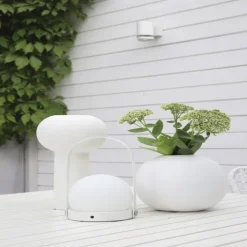 COOEE Ball vase hvid 20 cm