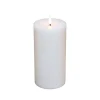 Cozzy LED bloklys Ø 10 x H 15 cm hvid
