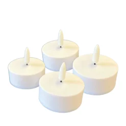 Cozzy LED lampelys 4 stk. Ø 5,8 cm hvid