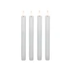 Cozzy LED stagelys hvid 4 stk. 22,5 cm