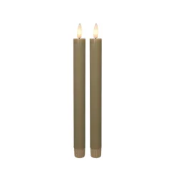 Cozzy LED stagelys sand 22,5 cm 2 stk.
